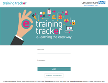 Tablet Screenshot of lcft.trainingtracker.co.uk